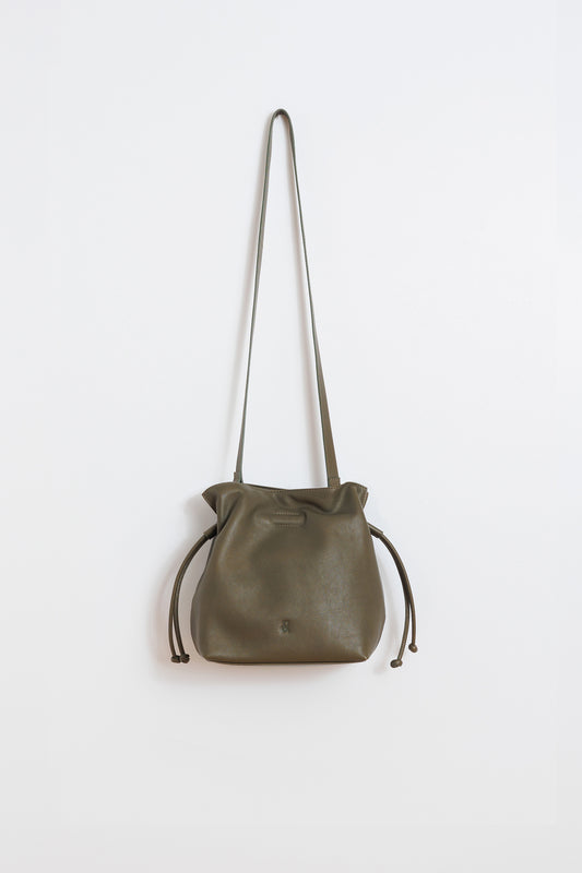 RUCHED-LEATHER SLING BAG 5