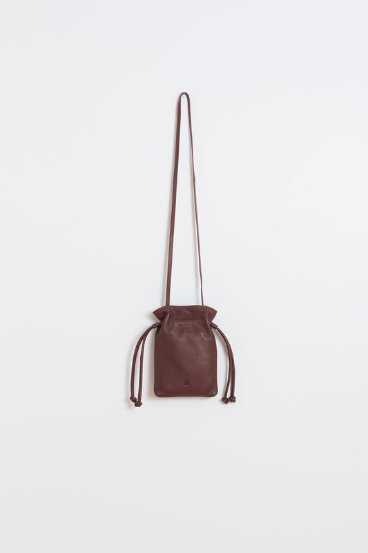 MINI RUCHED-LEATHER BAG 3