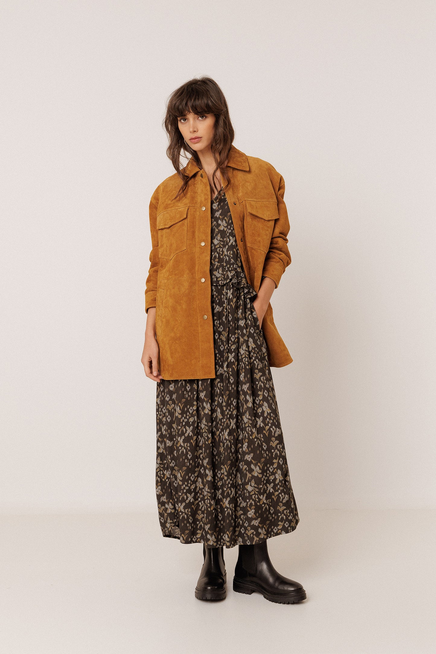 MAXI-VOLUME BOHO DRESS