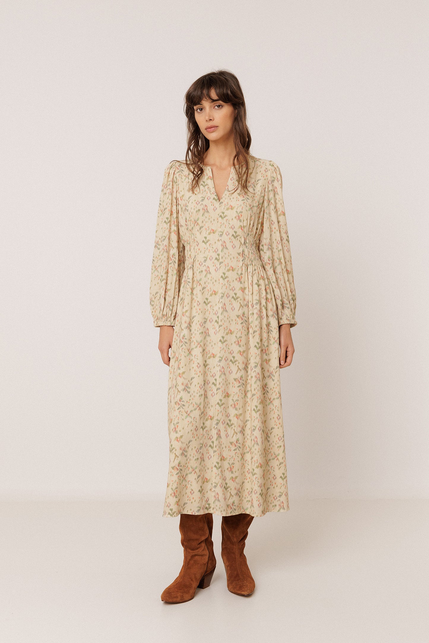 BOHO-PRINT DRESS