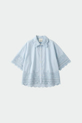 EMBROIDERED POPLIN SHIRT