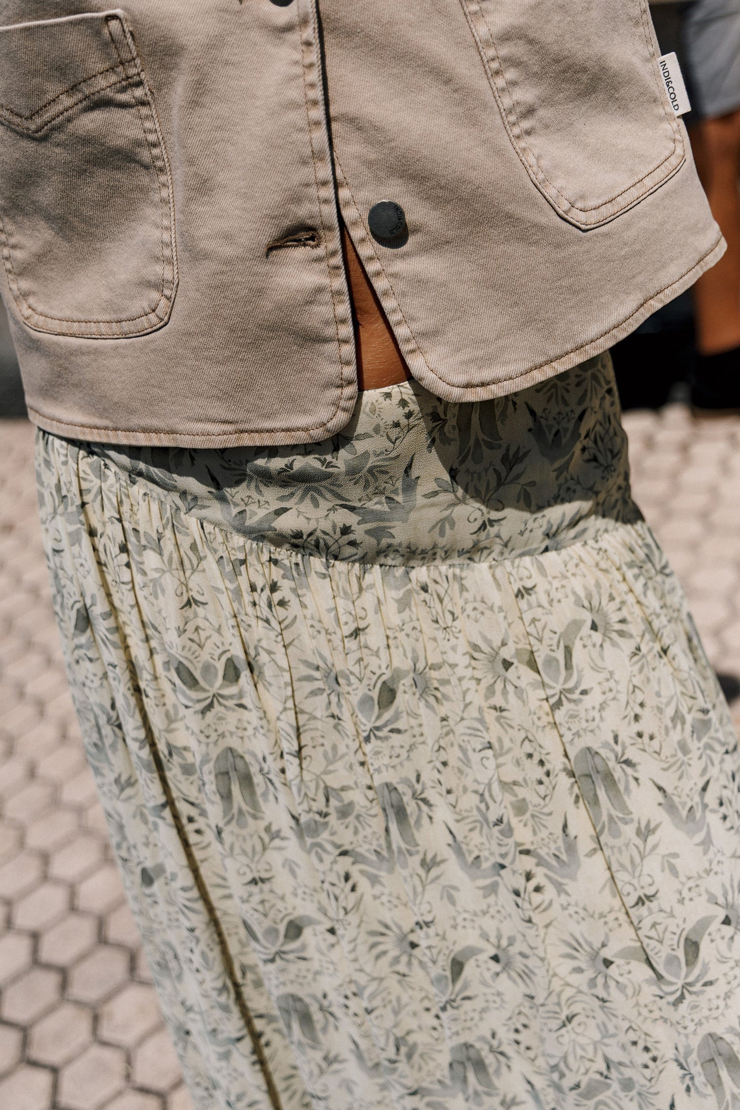 ART DECO PRINT SKIRT