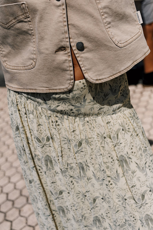 ART DECO PRINT SKIRT 3