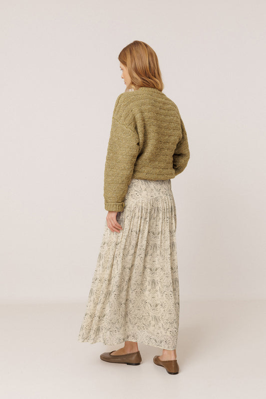 ART DECO PRINT SKIRT 5