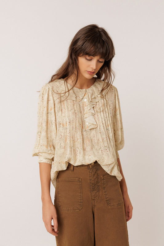 ART DECO PRINT BLOUSE 2