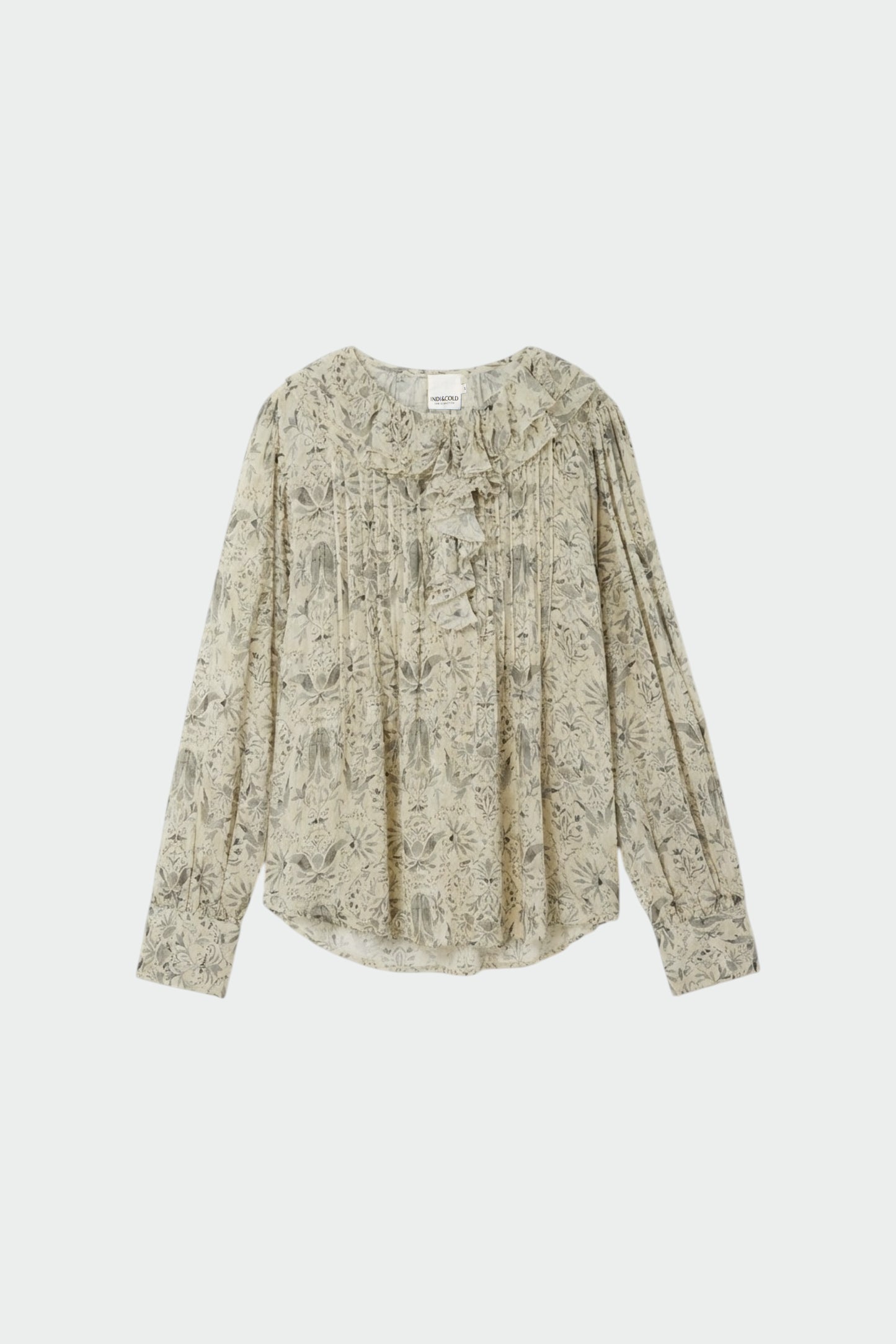 ART DECO PRINT BLOUSE