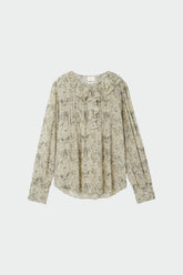 ART DECO PRINT BLOUSE