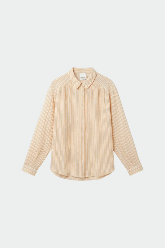 STRIPED DOUBLE-GAUZE SHIRT 6