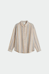 STRIPED DOUBLE-GAUZE SHIRT