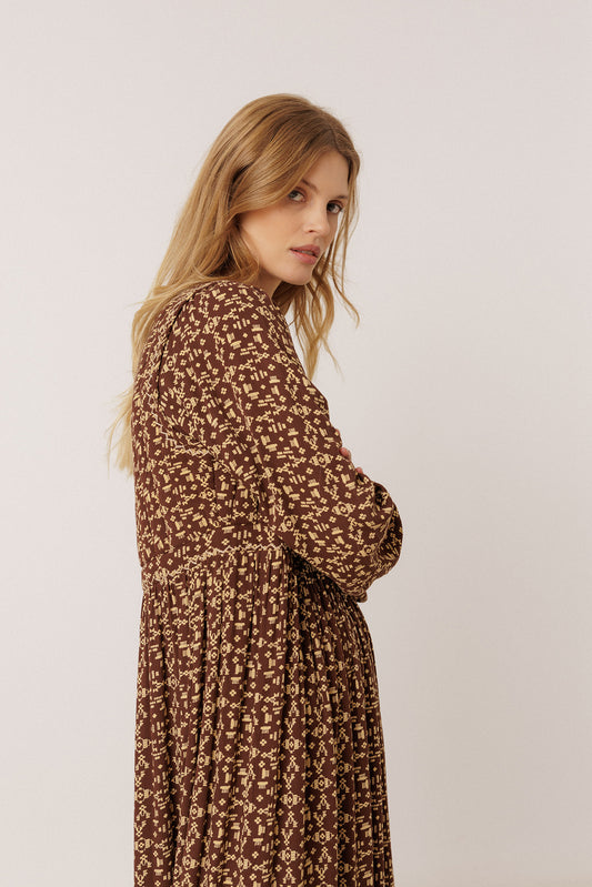 ETHNIC-PRINT DRESS 5