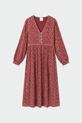 ETHNIC-PRINT DRESS