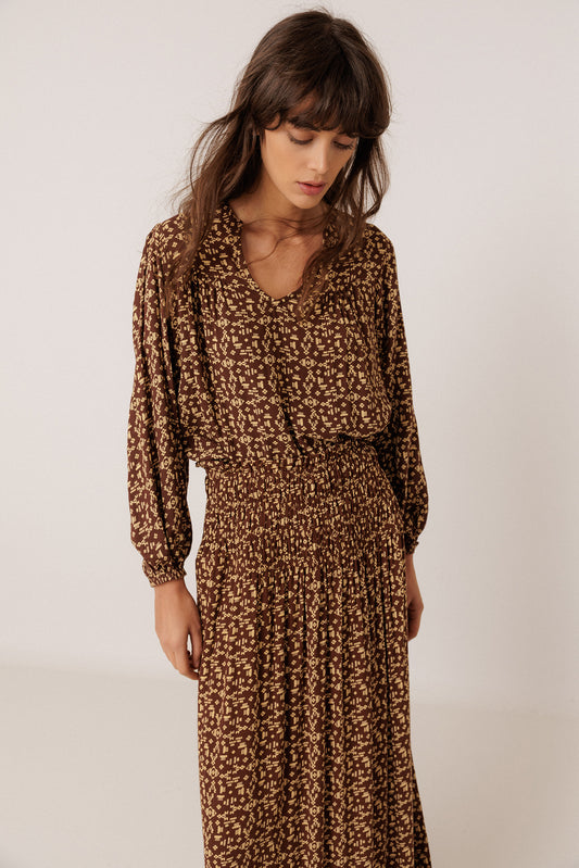 ETHNIC-PRINT SKIRT 4
