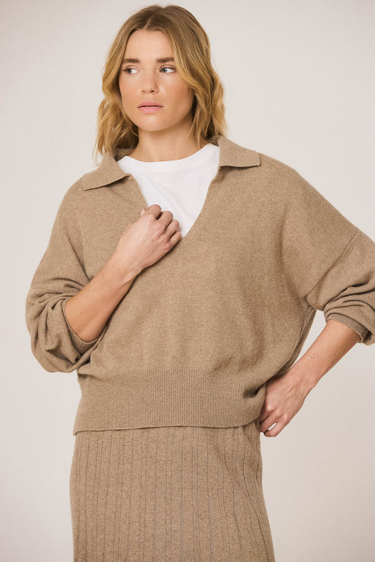 POLO SWEATER WITH CASHMERE 2