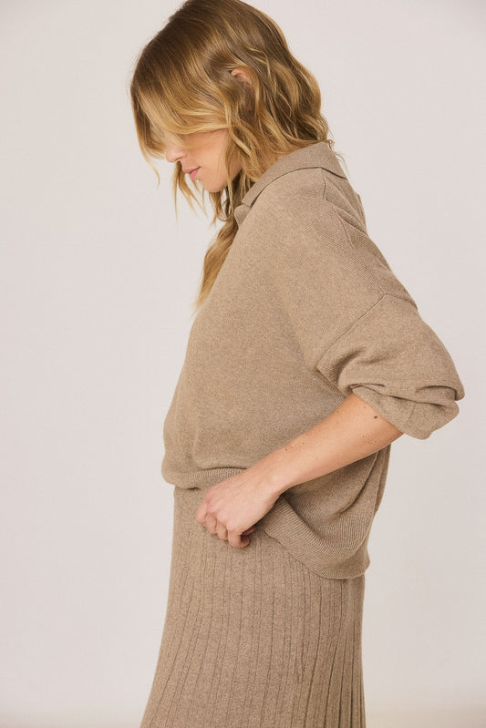 POLO SWEATER WITH CASHMERE 3