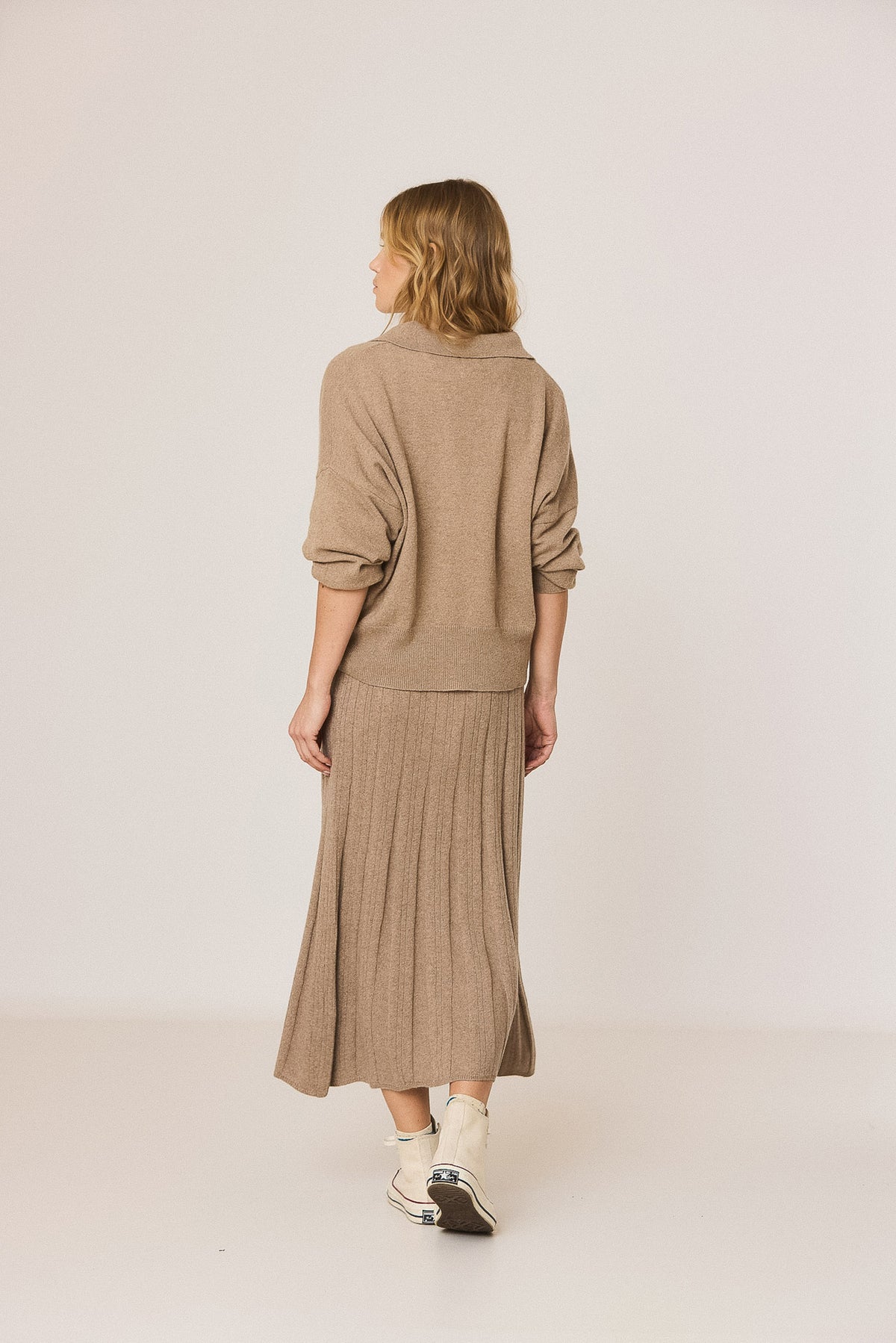 POLO SWEATER WITH CASHMERE