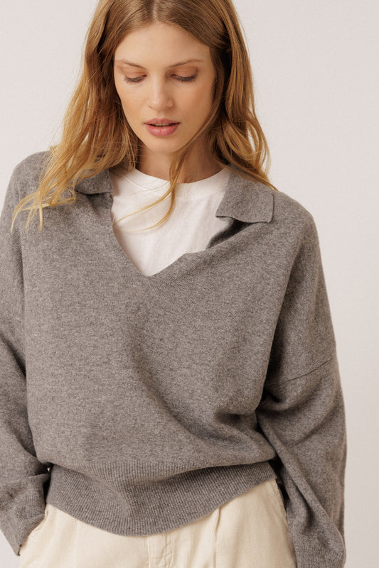 POLO SWEATER WITH CASHMERE 2