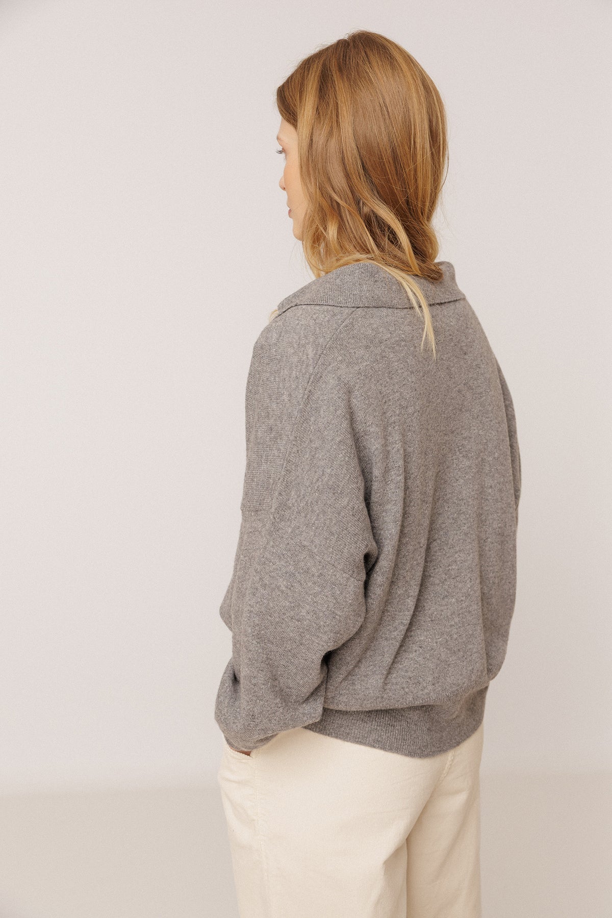 POLO SWEATER WITH CASHMERE