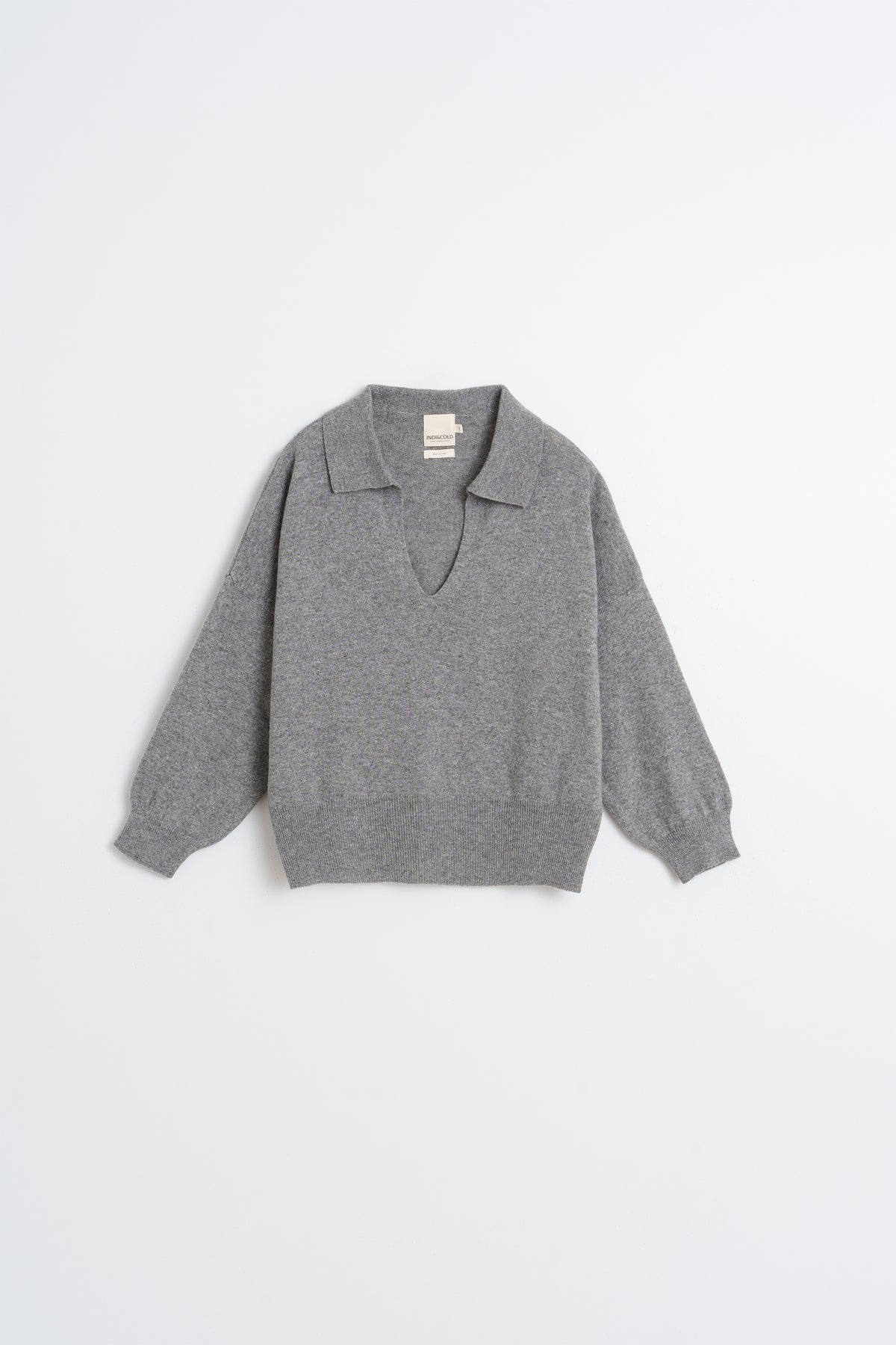 POLO SWEATER WITH CASHMERE