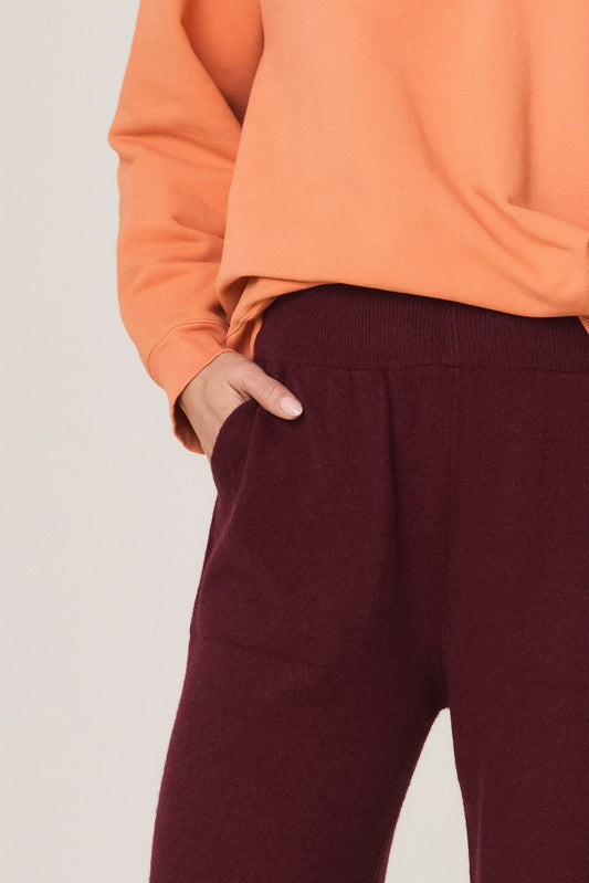 CROP PANTS WITH CASHMERE 2
