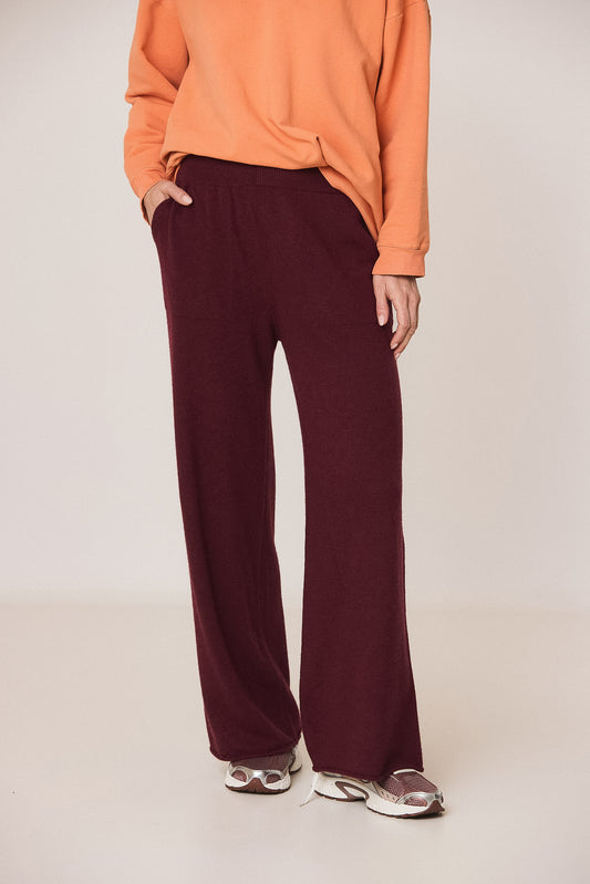 CROP PANTS WITH CASHMERE 3