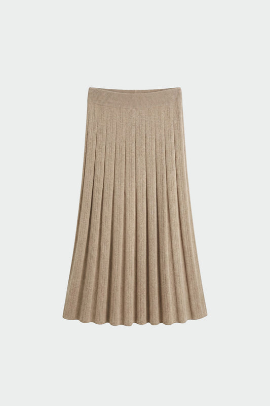 RIBBED MIDI SKIRT WITH CASHMERE 6
