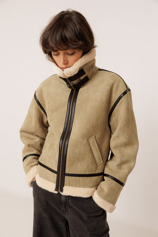 SUEDE AVIATOR JACKET 2