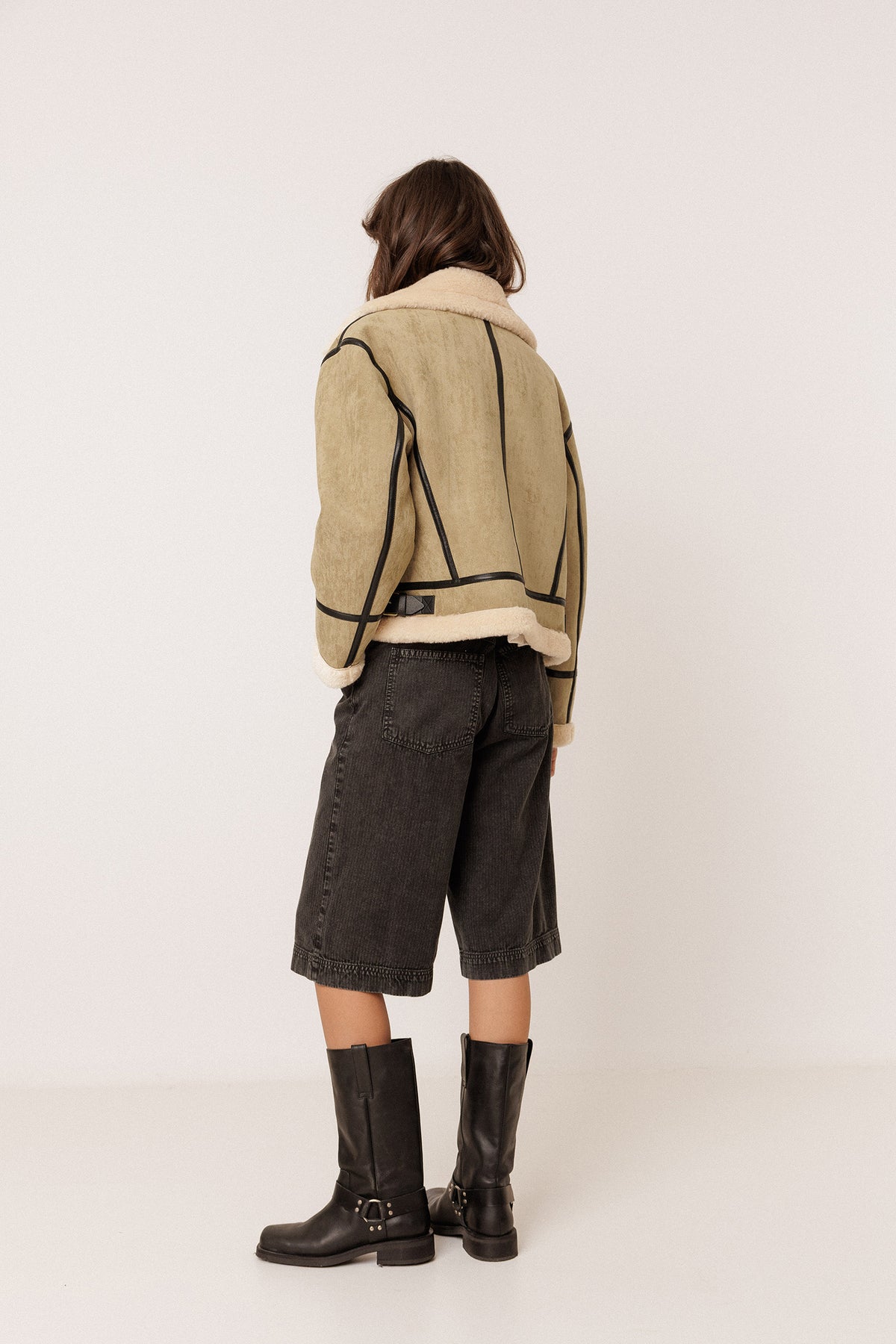 SUEDE AVIATOR JACKET