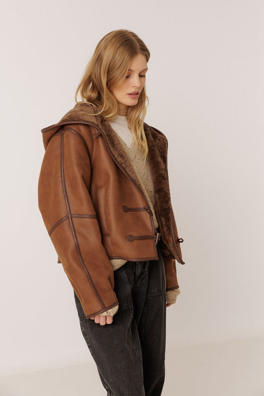 HOODED BOMBER-STYLE JACKET 3