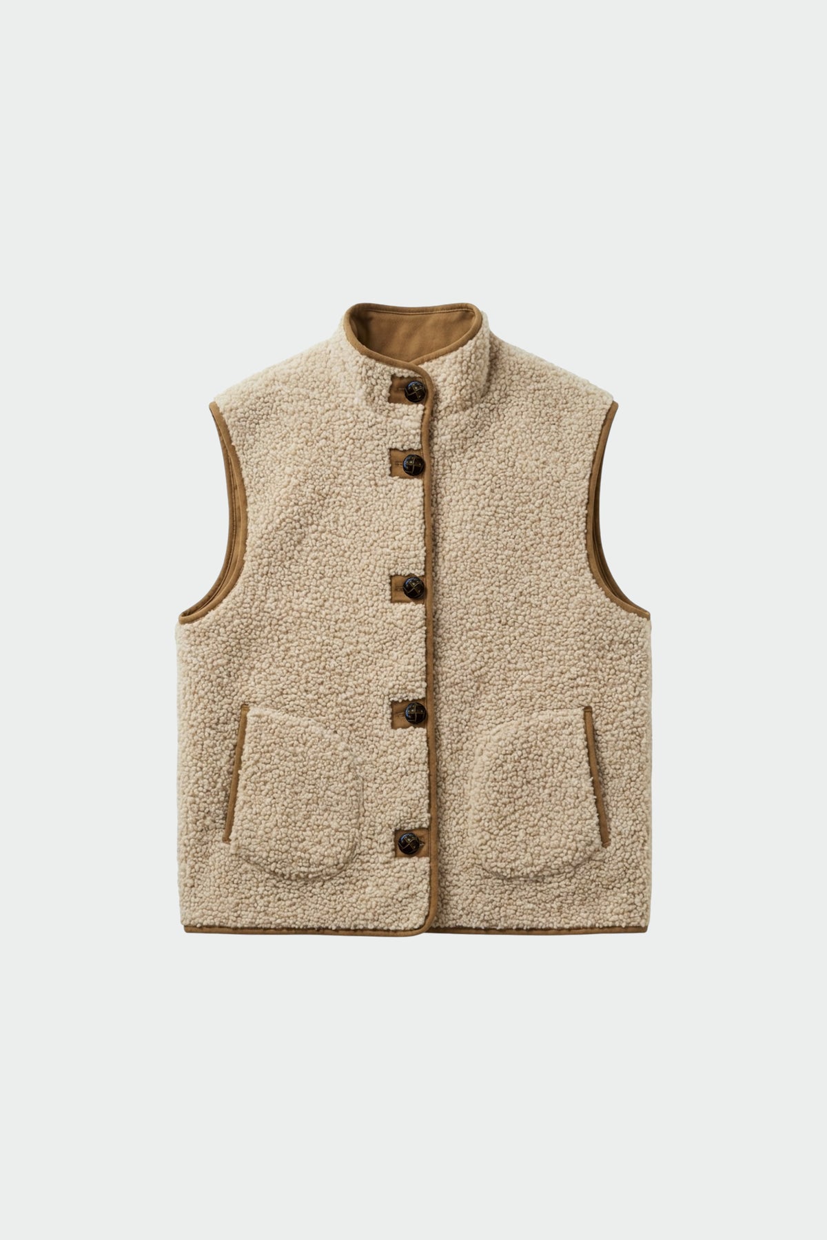 OVERSIZE SHEEPSKIN VEST