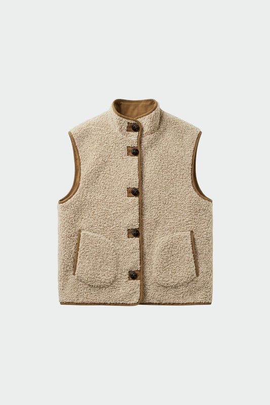 OVERSIZE SHEEPSKIN VEST 6