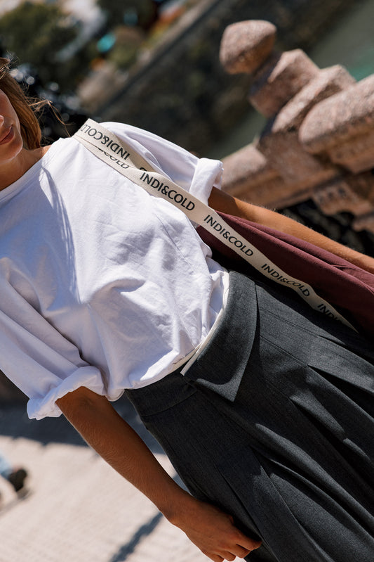 PLEATED CROSSOVER SKIRT 2