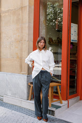 ELASTIC-WAISTBAND PANTS