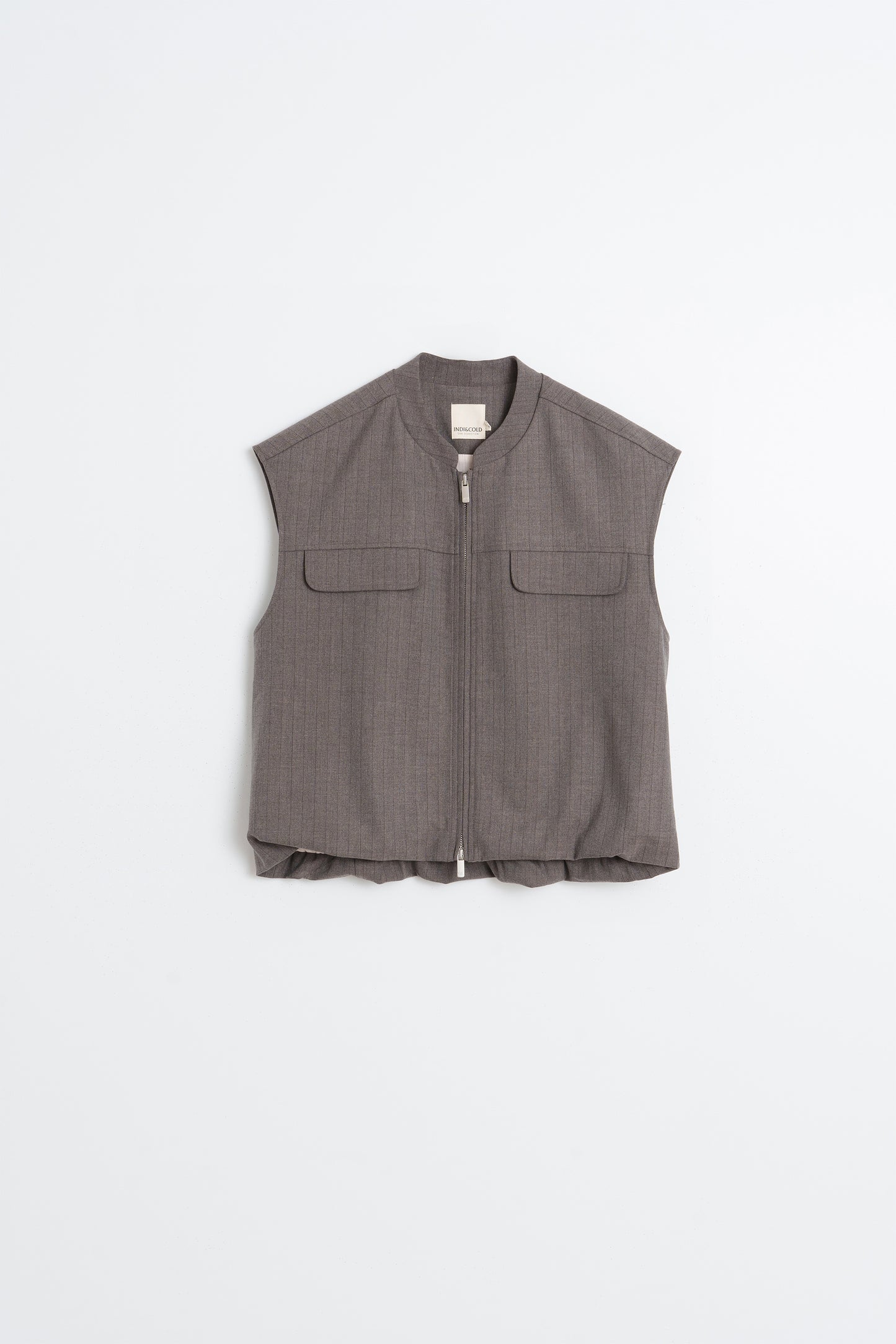 PUFFY-HEM VEST