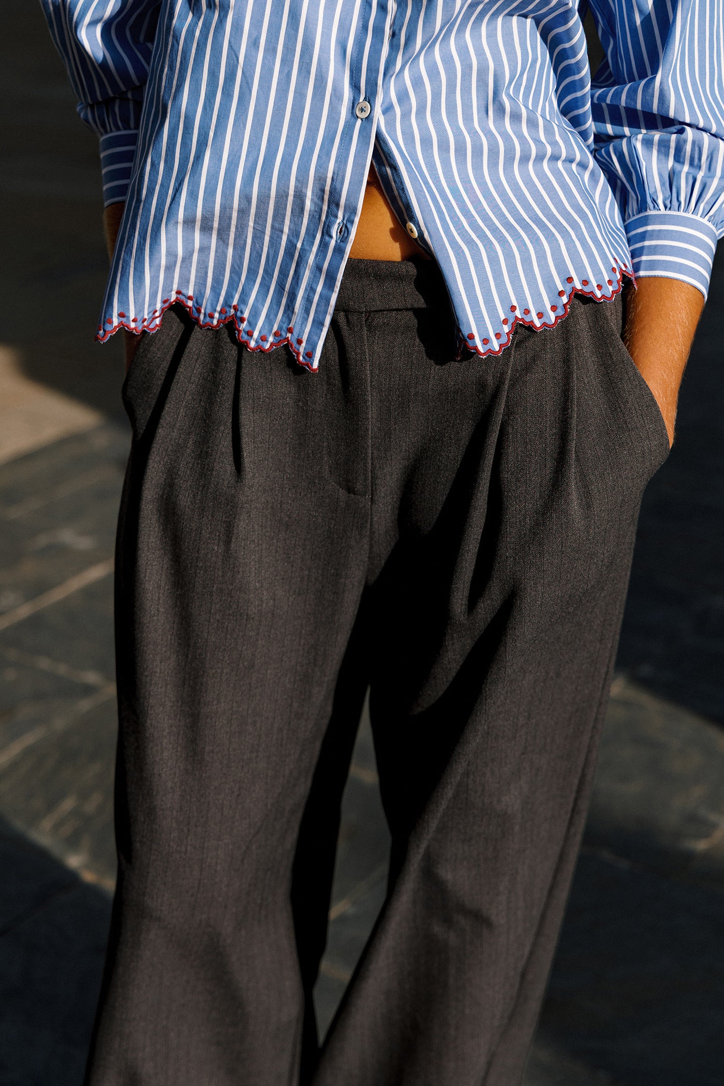 DRESSY PANTS WITH DARTS