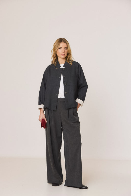 JACKET WITH  ELASTIC HEM 2