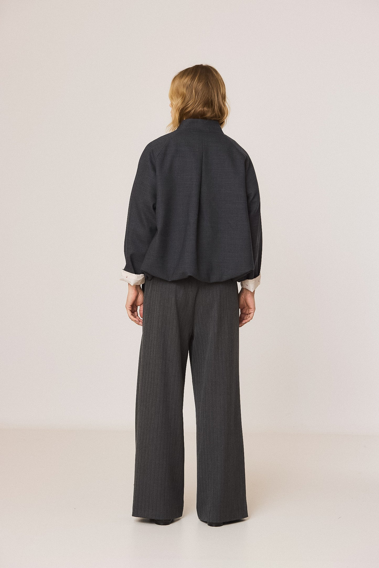 JACKET WITH  ELASTIC HEM