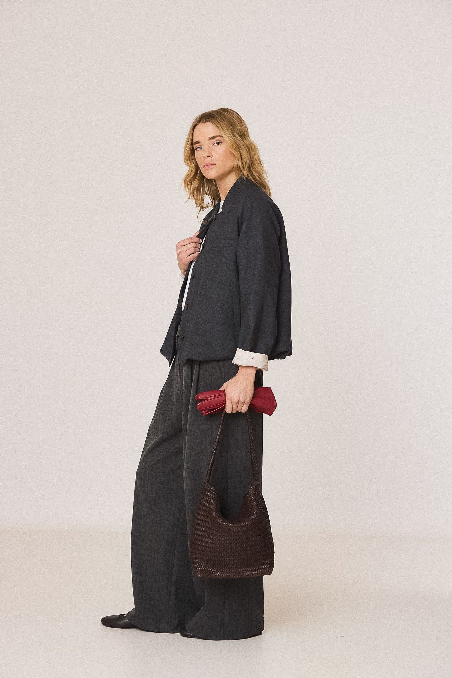 JACKET WITH  ELASTIC HEM