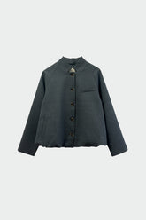JACKET WITH  ELASTIC HEM