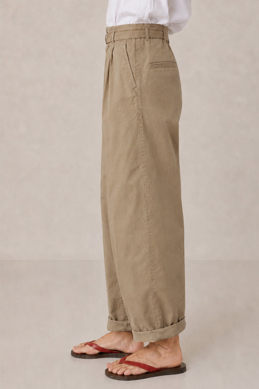 POPLIN CARROT PANTS 4