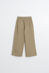 ELASTIC POPLIN PANTS
