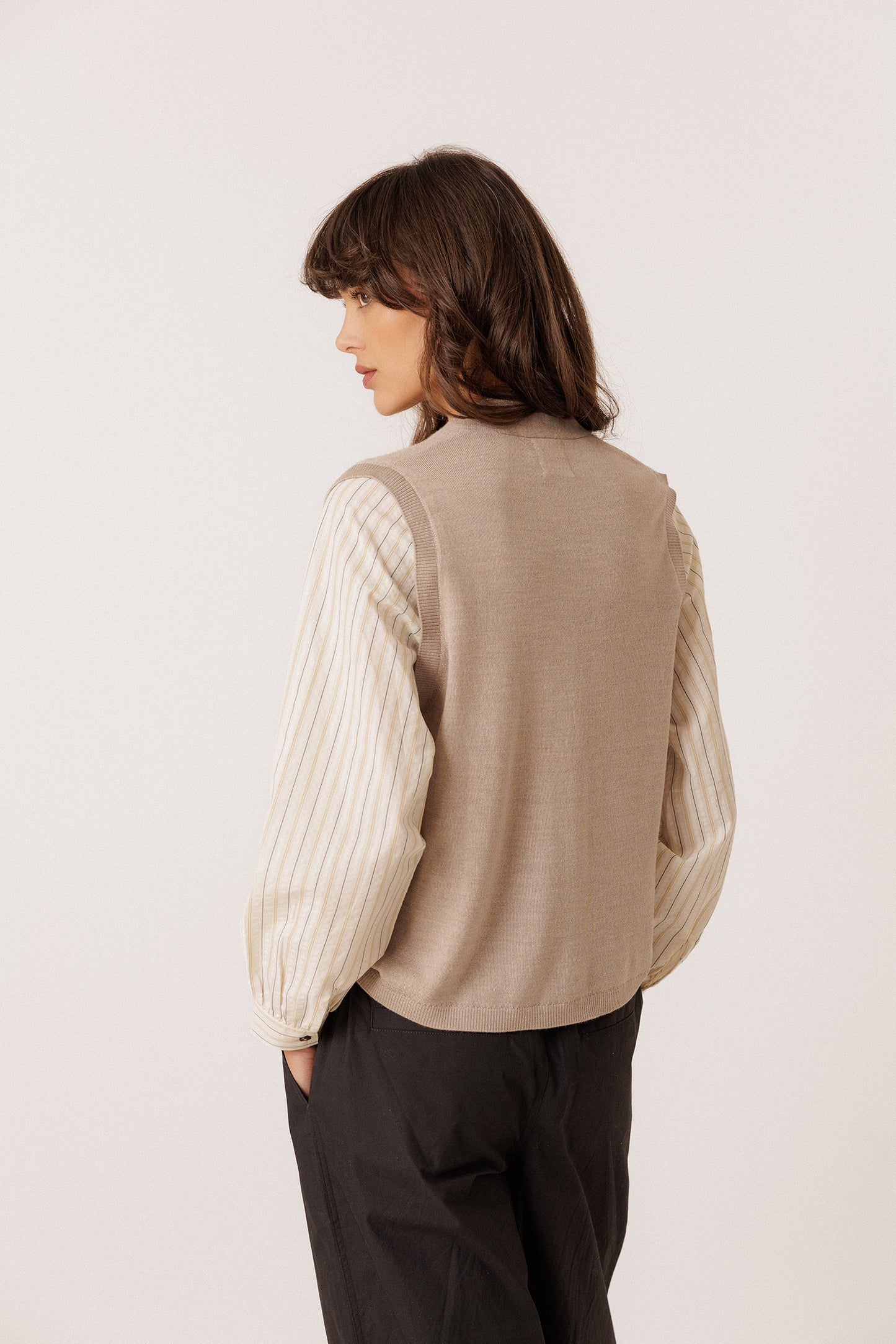 100% MERINO DOUBLE-EFFECT JACKET