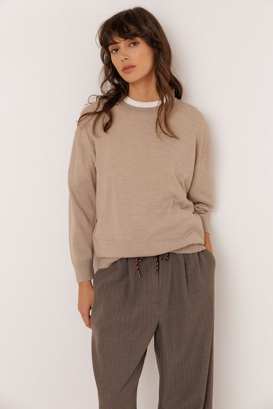 BASIC 100% MERINO SWEATER 1