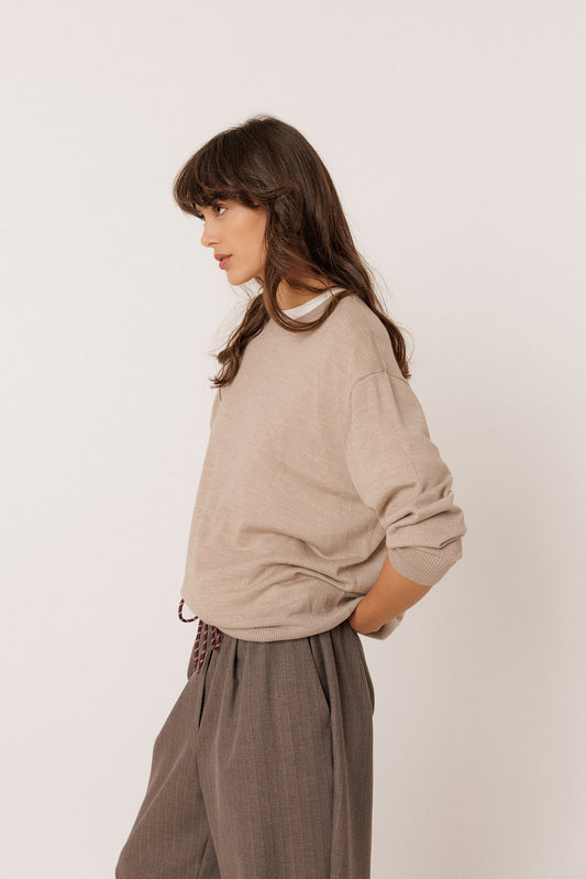 BASIC 100% MERINO SWEATER 4