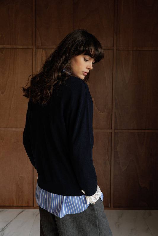 BASIC 100% MERINO SWEATER 3