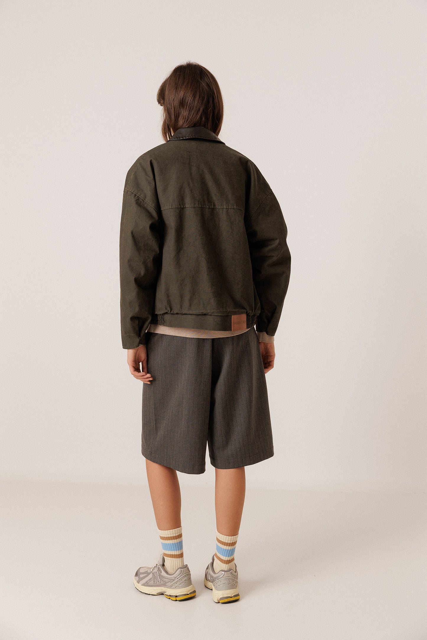 WASHED-EFFECT QUILTED JACKET
