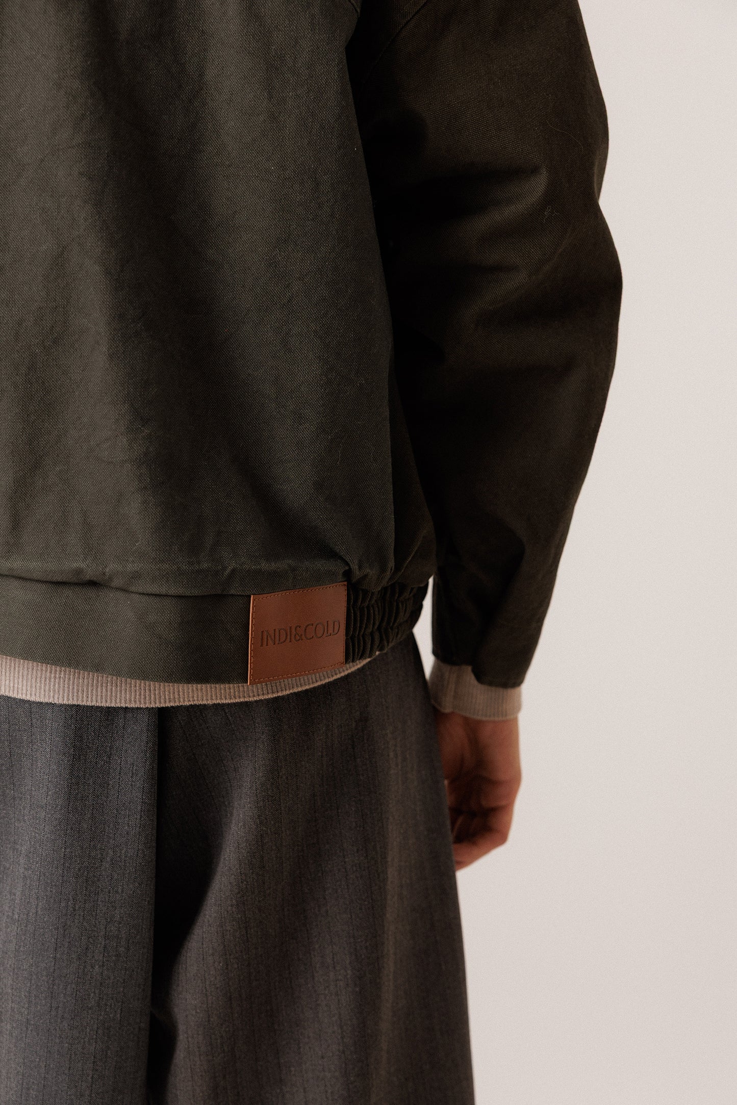 WASHED-EFFECT QUILTED JACKET
