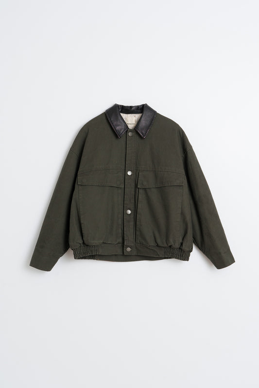 WASHED-EFFECT QUILTED JACKET 7