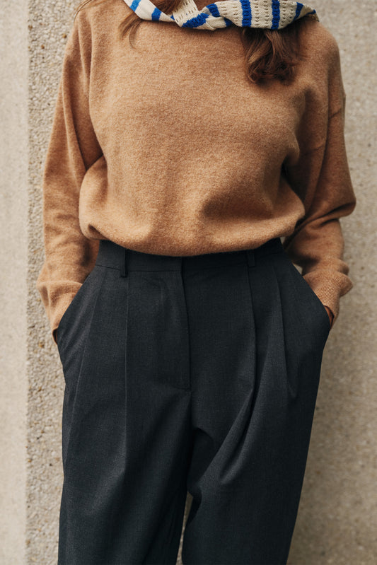 TAILORED PLEAT-FRONT TROUSERS 3