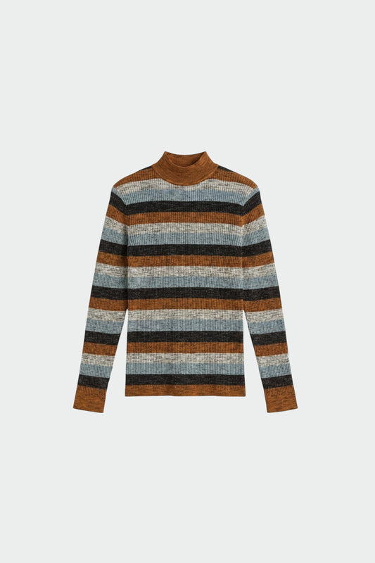 STRIPED SWEATER WITH MERINO 5