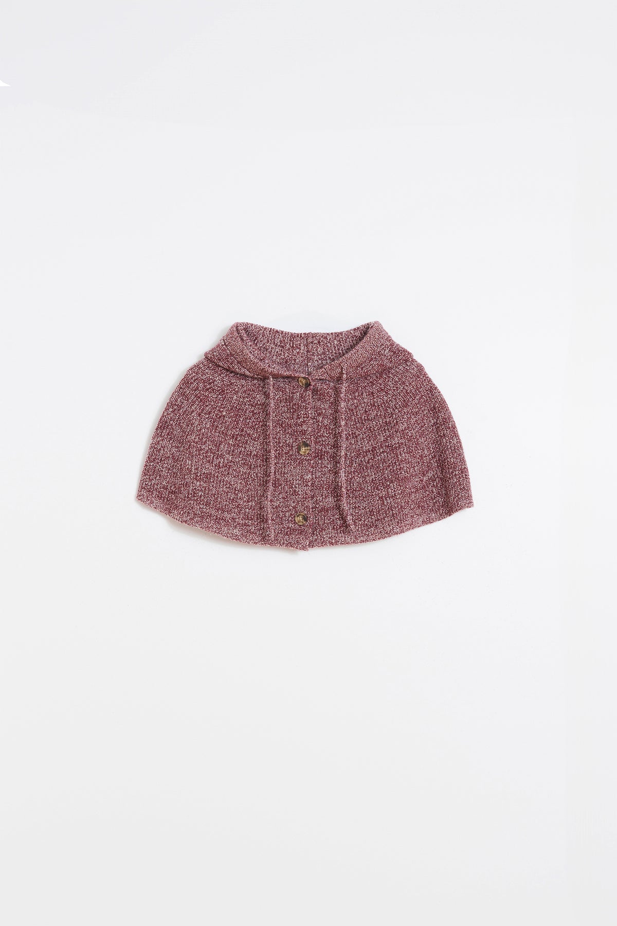 RIBBED KNITTED HOOD